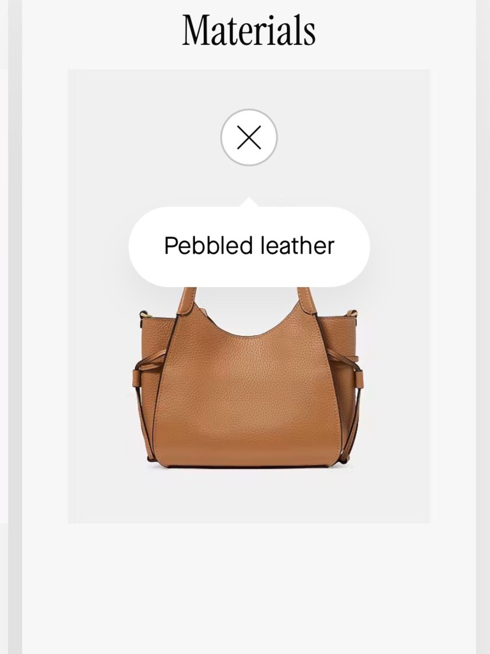 kate spade Stash Small Pebbled Leather Shoulder Tote Cognac Brand New!! - Picture 10 of 10